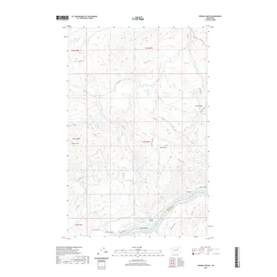 2020 Map of Hopkins Canyon, 2020 Print