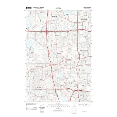 2013 Map of Hopkins, 2013 Print