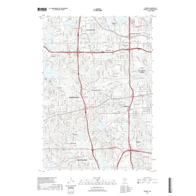 2019 Map of Hopkins, 2019 Print