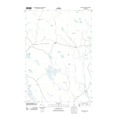 2011 Map of Hopkins Pond, 2011 Print