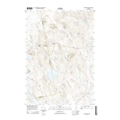2014 Map of Hopkins Pond, 2014 Print