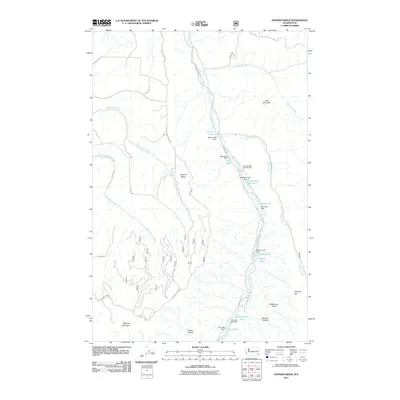 2011 Map of Hopkins Ridge, 2011 Print