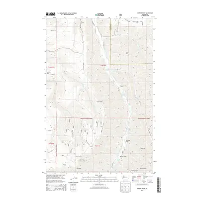 2013 Map of Hopkins Ridge, 2013 Print