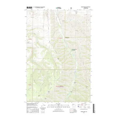 2017 Map of Hopkins Ridge, 2017 Print