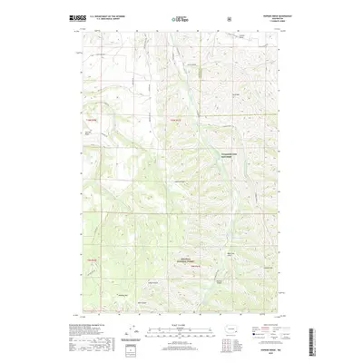 2020 Map of Hopkins Ridge, 2020 Print