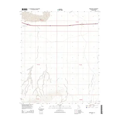 2015 Map of Hopkins Well, 2015 Print
