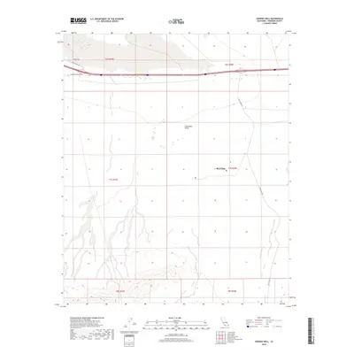 2018 Map of Hopkins Well, 2018 Print