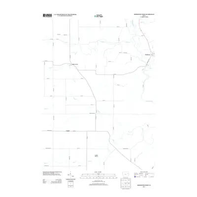 2013 Map of Hopkinton West, 2013 Print