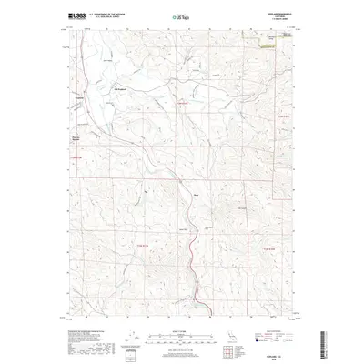 2018 Map of Hopland, 2018 Print