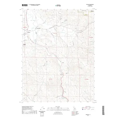 2021 Map of Hopland, 2021 Print