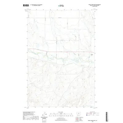2020 Map of Hopley Creek South, 2020 Print