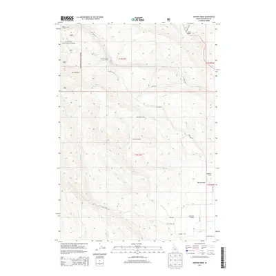 2013 Map of Hopper Creek, 2013 Print