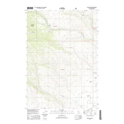2017 Map of Hopper Creek, 2017 Print