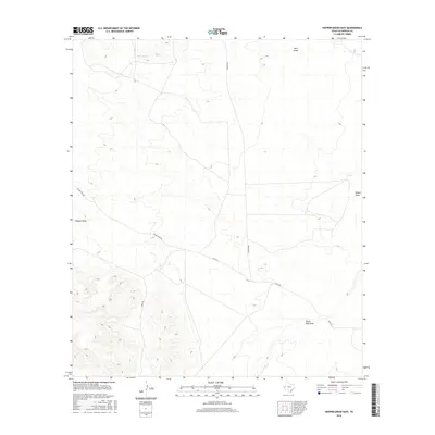 2016 Map of Hopper Draw East, 2016 Print