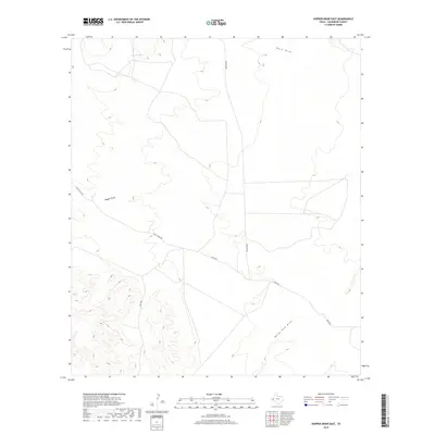 2019 Map of Hopper Draw East, 2019 Print