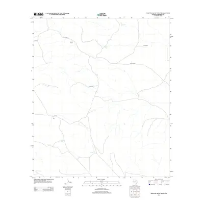 2012 Map of Hopper Draw West, 2012 Print