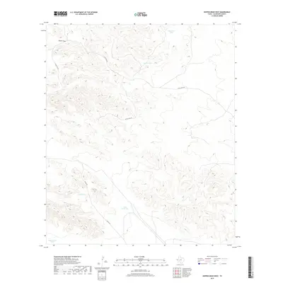 2019 Map of Hopper Draw West, 2019 Print