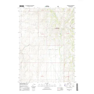 2017 Map of Hopper Gulch, 2017 Print