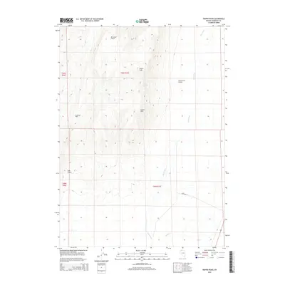 2015 Map of Hoppin Peaks, 2015 Print