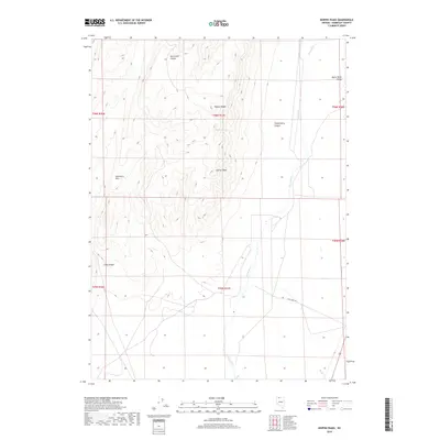 2018 Map of Hoppin Peaks, 2018 Print