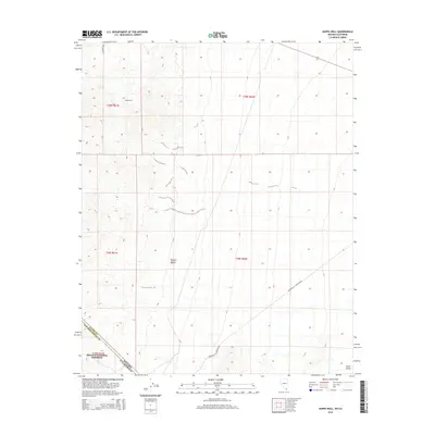 2014 Map of Hopps Well, 2014 Print