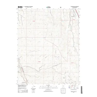 2013 Map of Horcado Ranch, 2013 Print