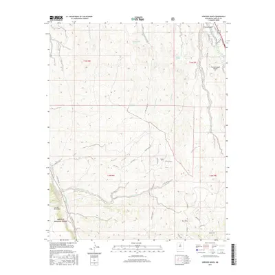 2017 Map of Horcado Ranch, 2017 Print