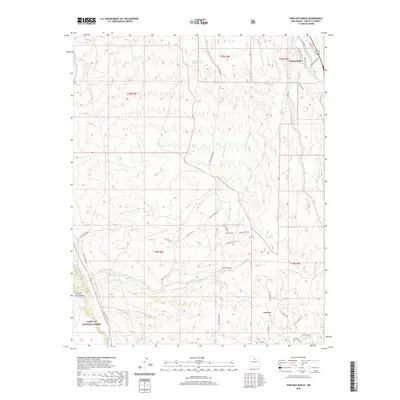 2020 Map of Horcado Ranch, 2020 Print