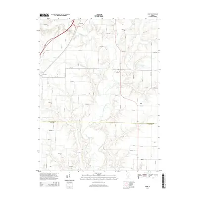 2015 Map of Hord, 2015 Print