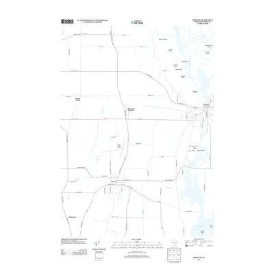 2013 Map of Horicon, 2013 Print