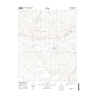2013 Map of Horn Canyon, 2013 Print