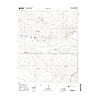 2017 Map of Horn Canyon, 2017 Print
