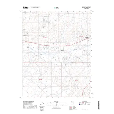 2023 Map of Horn Canyon, 2023 Print
