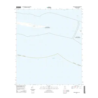2015 Map of Horn Island East, 2015 Print