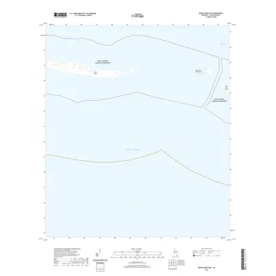 2020 Map of Horn Island East, 2020 Print