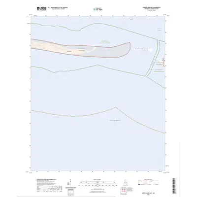 2024 Map of Horn Island East, 2024 Print