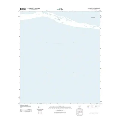 2012 Map of Horn Island West, 2012 Print