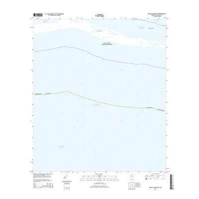 2015 Map of Horn Island West, 2015 Print