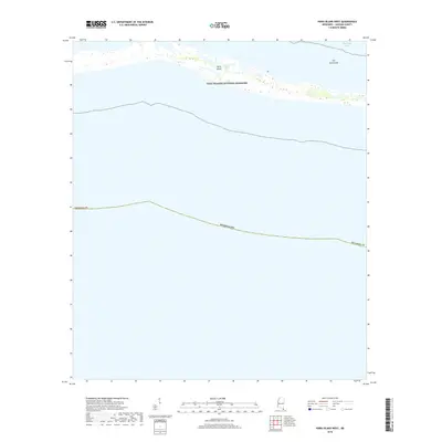 2018 Map of Horn Island West, 2018 Print