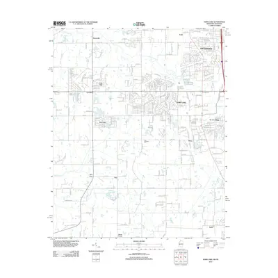 2012 Map of Horn Lake, 2012 Print