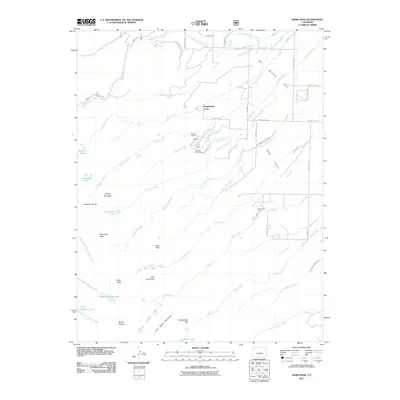2011 Map of Horn Peak, 2011 Print