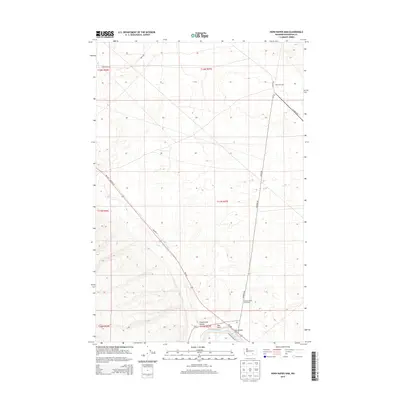 2013 Map of Horn Rapids Dam, 2013 Print
