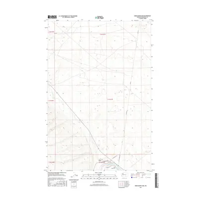 2017 Map of Horn Rapids Dam, 2017 Print