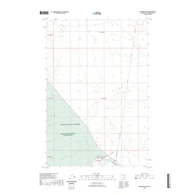 2020 Map of Horn Rapids Dam, 2020 Print
