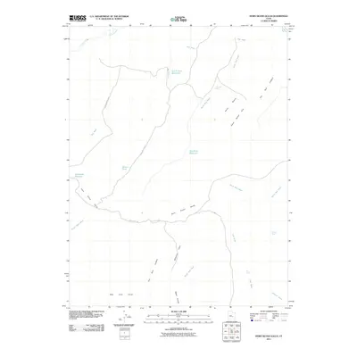 2011 Map of Horn Silver Gulch, 2011 Print