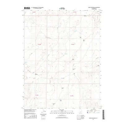 2017 Map of Horn Silver Gulch, 2017 Print