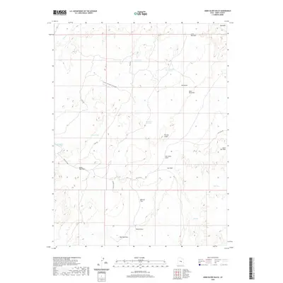 2020 Map of Horn Silver Gulch, 2020 Print