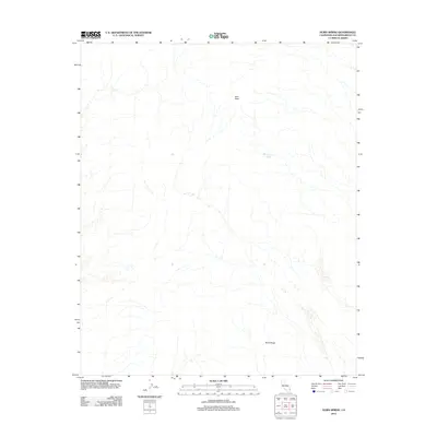 2012 Map of Horn Spring, 2012 Print