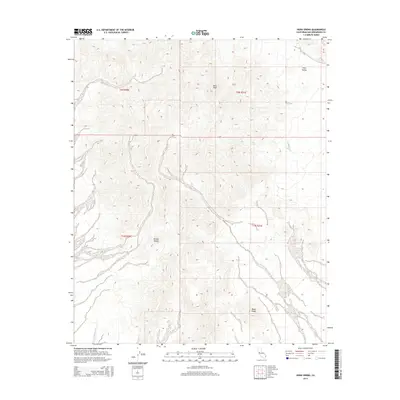2015 Map of Horn Spring, 2015 Print