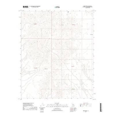 2018 Map of Horn Spring, 2018 Print